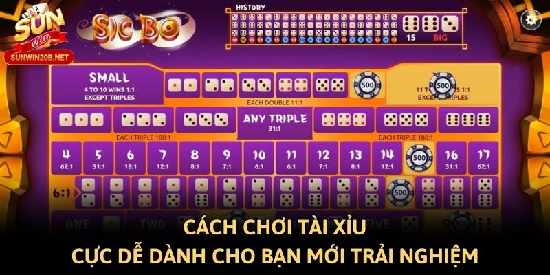 Cách Chơi Tài Xỉu Cực Dễ Dành Cho Bạn Mới Trải Nghiệm